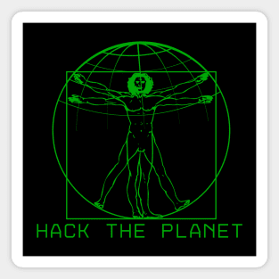 Vitruvian Hack the Planet Magnet